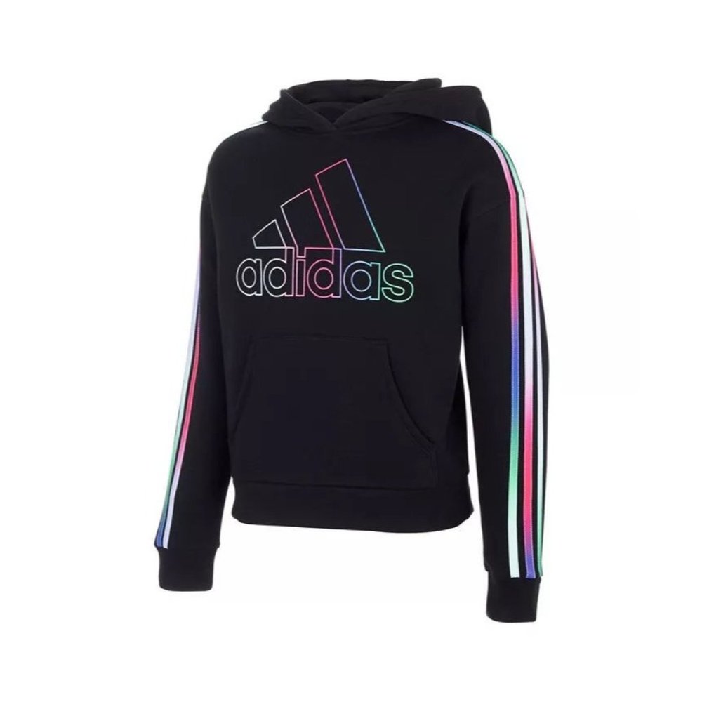 adidas Girls Fleece Pullover Hoodie